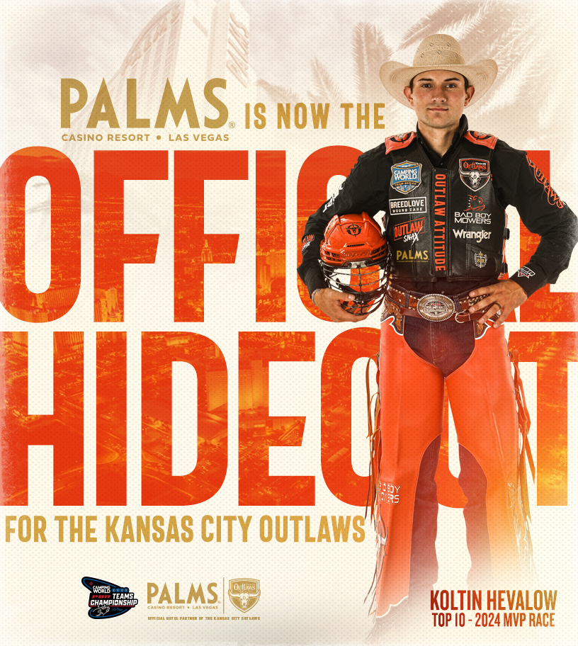 Palms Casino Resort is proud to be the Official Hotel Sponsor of the Kansas City Outlaws.