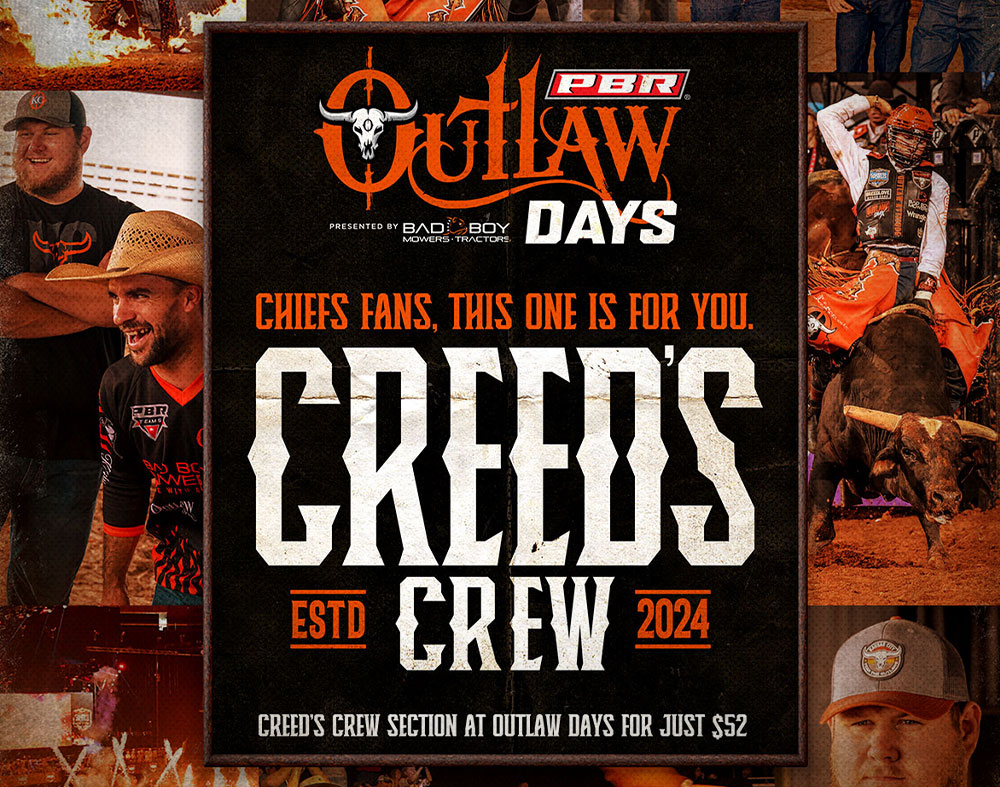 Kansas City Outlaws And Creed Humphrey Partner To Present Creed’s Crew, Exclusive Ticket Offering